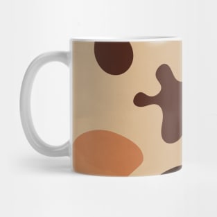 Abstract Organic Shapes - Earth Tone Mug